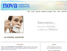 Tablet Screenshot of novatechcorp.com